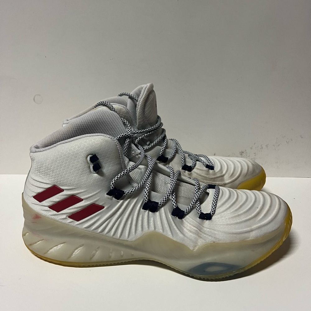 Adidas Crazy Explosive 2017 Basketball Shoes White/Red/Blue PE Men's Size 12.5